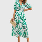 Merlin — Robe Midi Florale Flatteuse