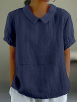 Lisette | Chemise sobre à col