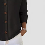 Rosalie | Blouse en maille à col polo et boutonnage