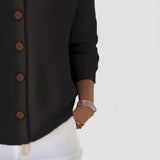Rosalie | Blouse en maille à col polo et boutonnage