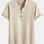 Chemise henley en lin