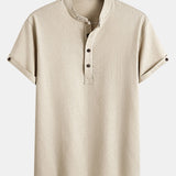 Chemise henley en lin