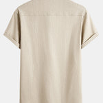 Chemise henley en lin