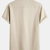 Chemise henley en lin