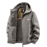 INSULATED FLEECE BOMBER JACKET FOR MEN