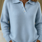 Arielle | Pull à col polo décontracté