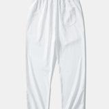 Ensemble — chemise texturée froissée à col V & pantalon texturé froissé
