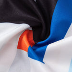 Ensemble Améline — chemise à imprimé rayé color block & short de bain
