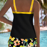 Ensemble Élise — Tankini Deux Pièces Élégant