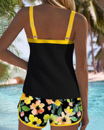 Ensemble Tankini Deux Pièces Élégant