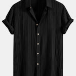 Ensemble Capucine — chemise texturée froissée & short texturé froissé à cordon