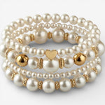 Ensemble Élégant de Bracelets en Perles pour un Style Unique