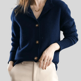 Claire — Cardigan en Cachemire Style Rétro