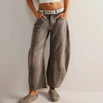 Yvonne | Jean taille haute coupe tonneau