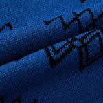 Ensemble Capucine — chemise en maille géométrique & pantalon fuselé coupe slim