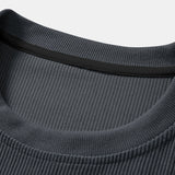 Ensemble — sweat en velours côtelé extensible 2 en 1 à col rond & pantalon en velours côtelé