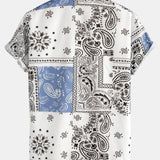 Ensemble Bérénice — chemise à imprimé paisley & short de bain