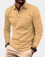 Adrian | Modern long-sleeved polo shirt
