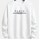 Ensemble Sidonie — sweat à col rond coupe décontractée à slogan Paris & pantalon de jogging