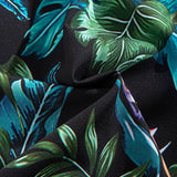 Ensemble Capucine — chemise à imprimé plantes tropicales & short de bain à cordon
