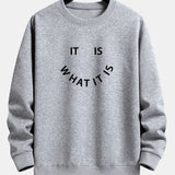 Ensemble — sweat à col rond à slogan « It Is What It Is » & pantalon de jogging