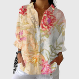 Yseult — Blouse imprimée légère et colorée