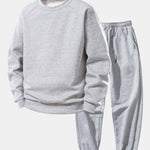 Ensemble Améline — sweat basique à col rond & pantalon de jogging