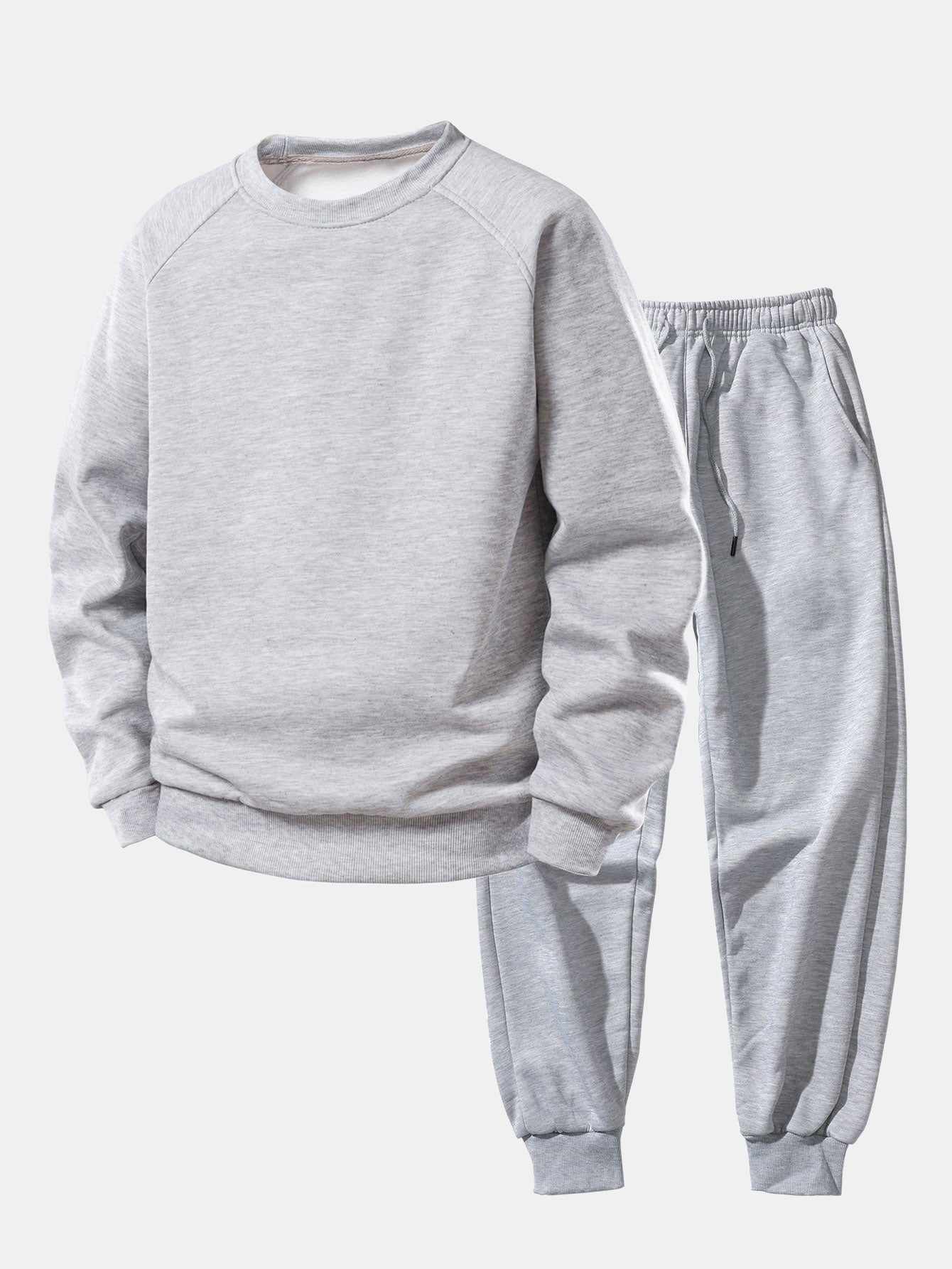 Ensemble Améline — sweat basique à col rond & pantalon de jogging
