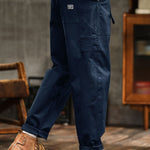 Pantalon utilitaire décontracté d'inspiration vintage