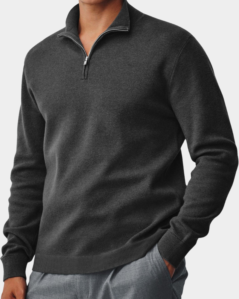 Corbin | Collar Zip Comfort Jumper