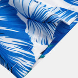 Ensemble — chemise à imprimé feuilles tropicales & short de bain mi-long à cordon