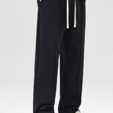 Ensemble — sweat polo contrastant à imprimé teckel & pantalon de jogging à plis