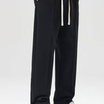 Ensemble — sweat à capuche coupe décontractée à imprimé teckel & pantalon de jogging à plis