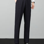 Ensemble — polo en maille texturée contrastante & pantalon fuselé coupe slim