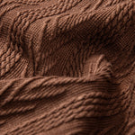 Ensemble Capucine — chemise cubaine texturée jacquard & short texturé froissé à cordon