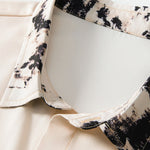 Ensemble — chemise à imprimé montagne à l'encre & short de bain mi-long à cordon