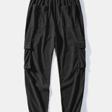 Ensemble — chemise à capuche à carreaux en velours côtelé & pantalon cargo de jogging en velours côtelé à cordon