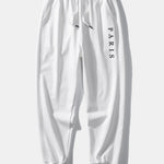 Ensemble — sweat à col rond coupe décontractée à imprimé Paris & pantalon de jogging