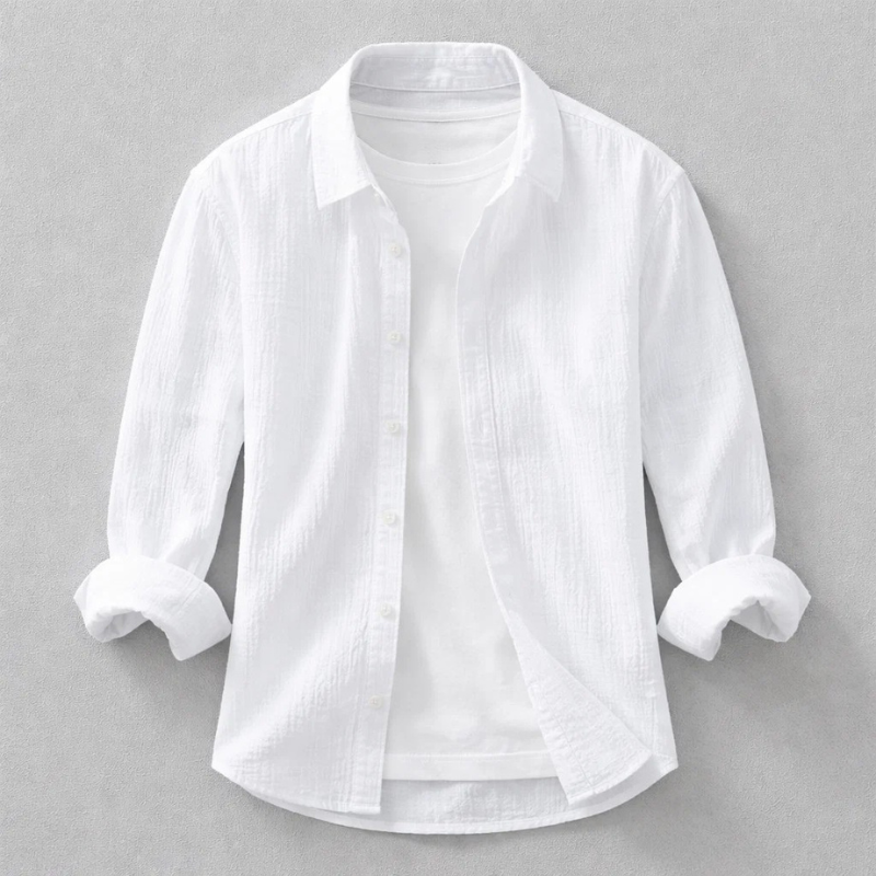GAUZE COTTON SHIRT FOR MEN
