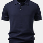 Ensemble — polo basique en maille & short en maille