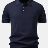 Ensemble — polo basique en maille & short en maille