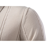 RIBBED KNIT POLO FOR MEN