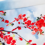 Ensemble — chemise à imprimé peinture à l'encre orientale & short de bain mi-long à cordon