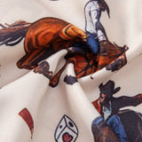 Ensemble — chemise à imprimé western & short de bain à cordon
