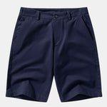 Ensemble — polo en maille texturée contrastante à col V & short chino en coton