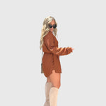 Sylvie — Robe Salopette Élégante