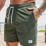 SKINNY DRAWSTRING SHORTS FOR MEN