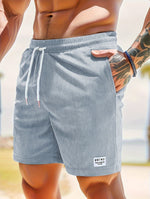 SKINNY DRAWSTRING SHORTS FOR MEN
