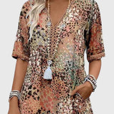 Bella — Robe Midi Florale Élégante