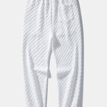 Ensemble — sweat jacquard à damier et col zippé & pantalon de jogging